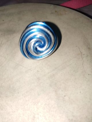 Anillo Plata Ajustable Turquesa