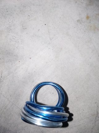 Anillo Plata Ajustable Turquesa