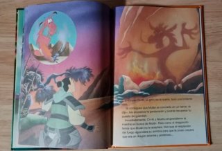 Clásico cuento Disney "Mulán".Editorial SALVAT.