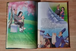 Clásico cuento Disney "Mulán".Editorial SALVAT.