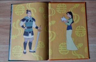 Clásico cuento Disney "Mulán".Editorial SALVAT.