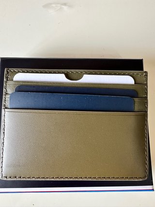 Portacarte Tommy Hilfiger Pelle Verde