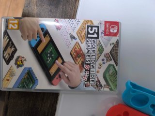 Nintendo Switch Caja Joy-Con Naranja y Azul