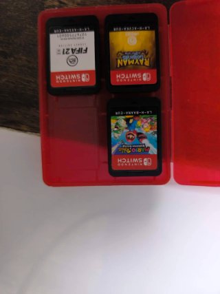 Nintendo Switch Caja Joy-Con Naranja y Azul