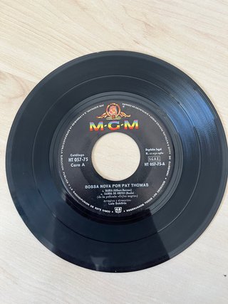 Vinilo EP 7" Pat Thomas Bossa Nova Lalo Schifrin
