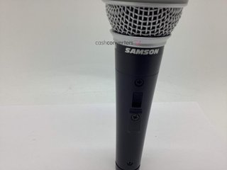 microfono vocalista samson r21s