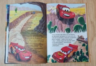 Clásico cuento Disney "Disney Pixar Cars".Salvat.