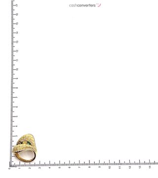 sortija oro 18k con circonita