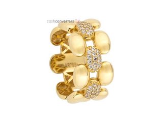 anillo oro 18k con piedra con circonita t. 13 (16,88 mm)