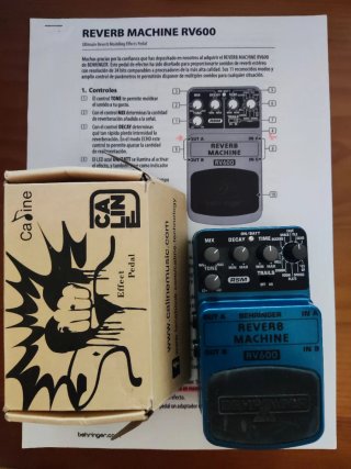 Behringer RV600 Reverb Machine Pedal Guitarra