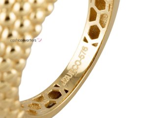 anillo oro 18k t. 16 (17,84 mm)