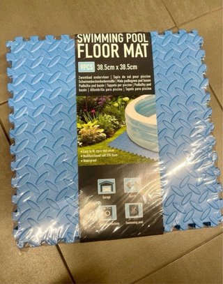 Lote suelo piscina puzzle azul