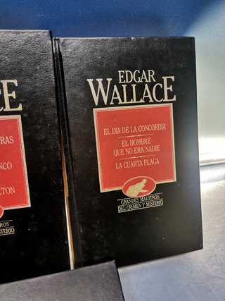 7 novelas, grandes maestros del crimen y misterio EDGAR WALLACE, RAYMOND CHANDLER, PATRICIA HIGHSMITH  y mas