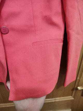 Blazer Zara Talla S Rosa