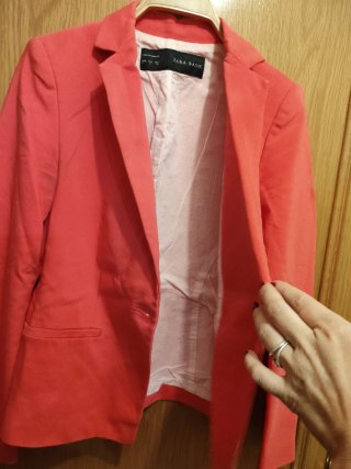 Blazer Zara Talla S Rosa