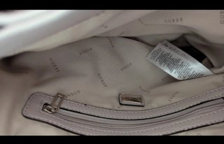 Bolso Guess BECCA LUXURY SATCHEL Rosa/Blanco