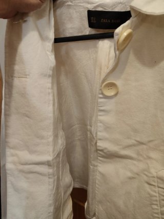 Blazer blanco Zara