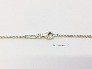 collar plata 925mm con piedra 27cm
