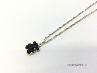 collar plata 925mm con piedra 27cm