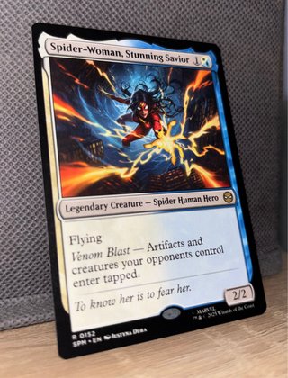 Spider-Woman, Stunning Savior Carta MTG