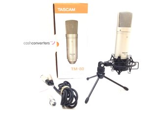 microfono vocalista tascam tm-80