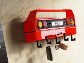 Colgador Llaves F40 3D Ferrari