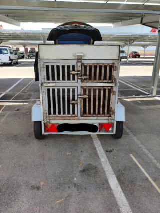 Remolque para perros