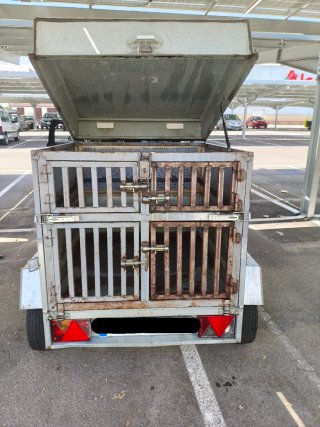 Remolque para perros