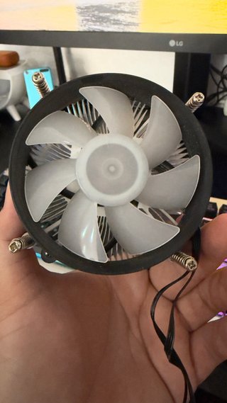 Disipador Intel core.i3 i5 i7Con luz  rgb para CPU