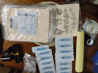 Kit de máquina de tatuar profesional