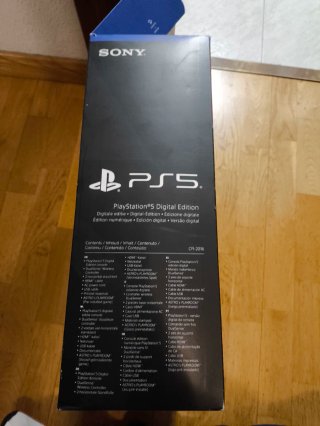 Caja Vacía PlayStation 5 Edición Digital