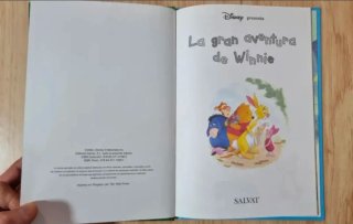 Clásico cuento Disney.La gran aventuras de Winnie.