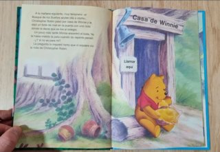 Clásico cuento Disney.La gran aventuras de Winnie.