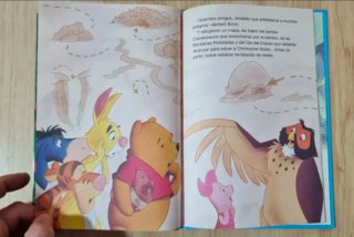 Clásico cuento Disney.La gran aventuras de Winnie.