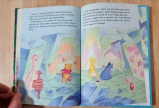 Clásico cuento Disney.La gran aventuras de Winnie.