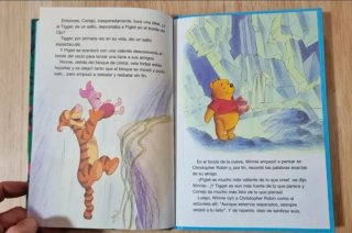Clásico cuento Disney.La gran aventuras de Winnie.