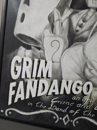 Poster Grim Fandango LucasArts Formato A3