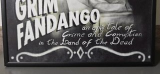 Poster Grim Fandango LucasArts Formato A3