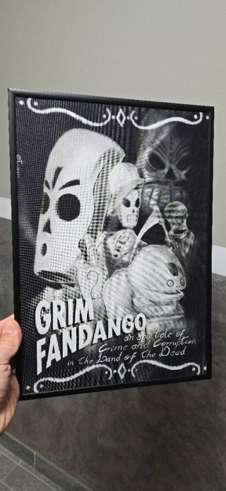 Poster Grim Fandango LucasArts Formato A3