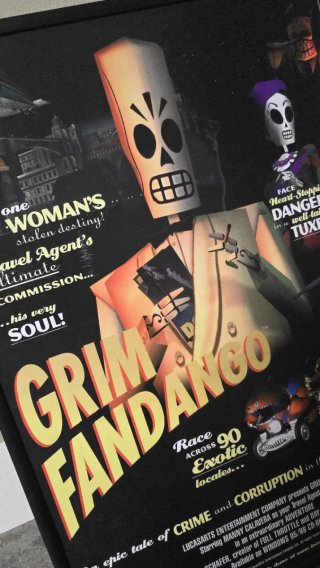 Grim Fandango LucasArts Poster Formato A3