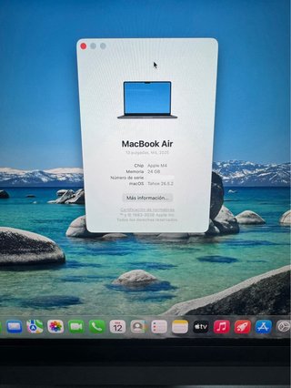 MACBOOK AIR M4 / 24GB RAM / 512GB SSD