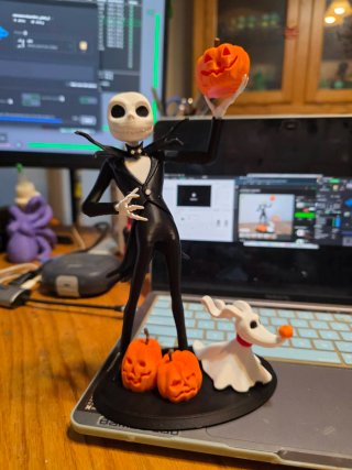 Figura Jack Skellington y Zero
