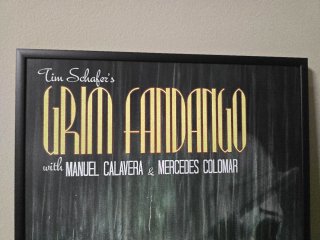Grim Fandango Manny Calavera Poster Formato A3