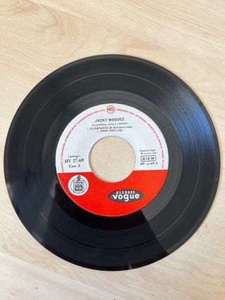 Vinilo EP Tangos Jacky Noguez La Cumparsita 1961