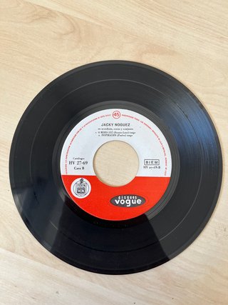 Vinilo EP Tangos Jacky Noguez La Cumparsita 1961