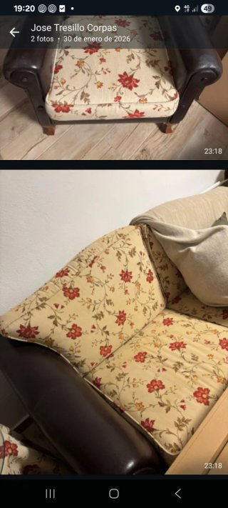 Taburete de Cocina Tapizado Gris