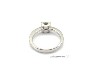 sortija oro 18k con piedra con diamante