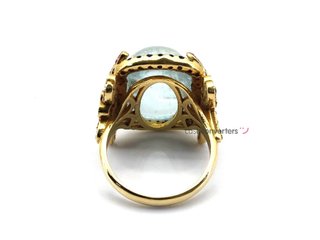 sortija oro 18k con piedra con diamante