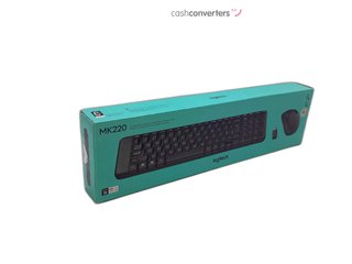 kit teclado y raton logitech mk220