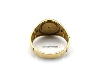 anillo oro 18k con piedra con circonita